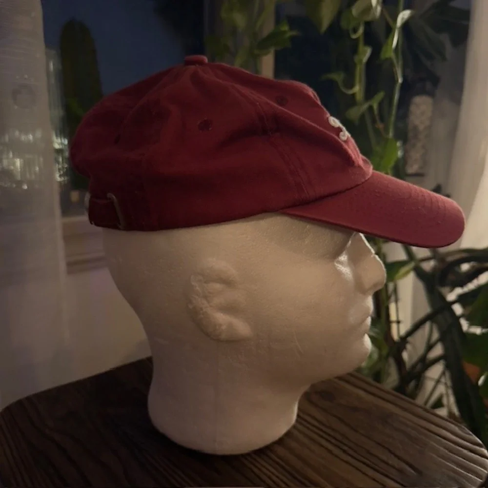 Penfold Maroon Red Baseball Cap Golf Hat Adjustable‎ Strapback Mens